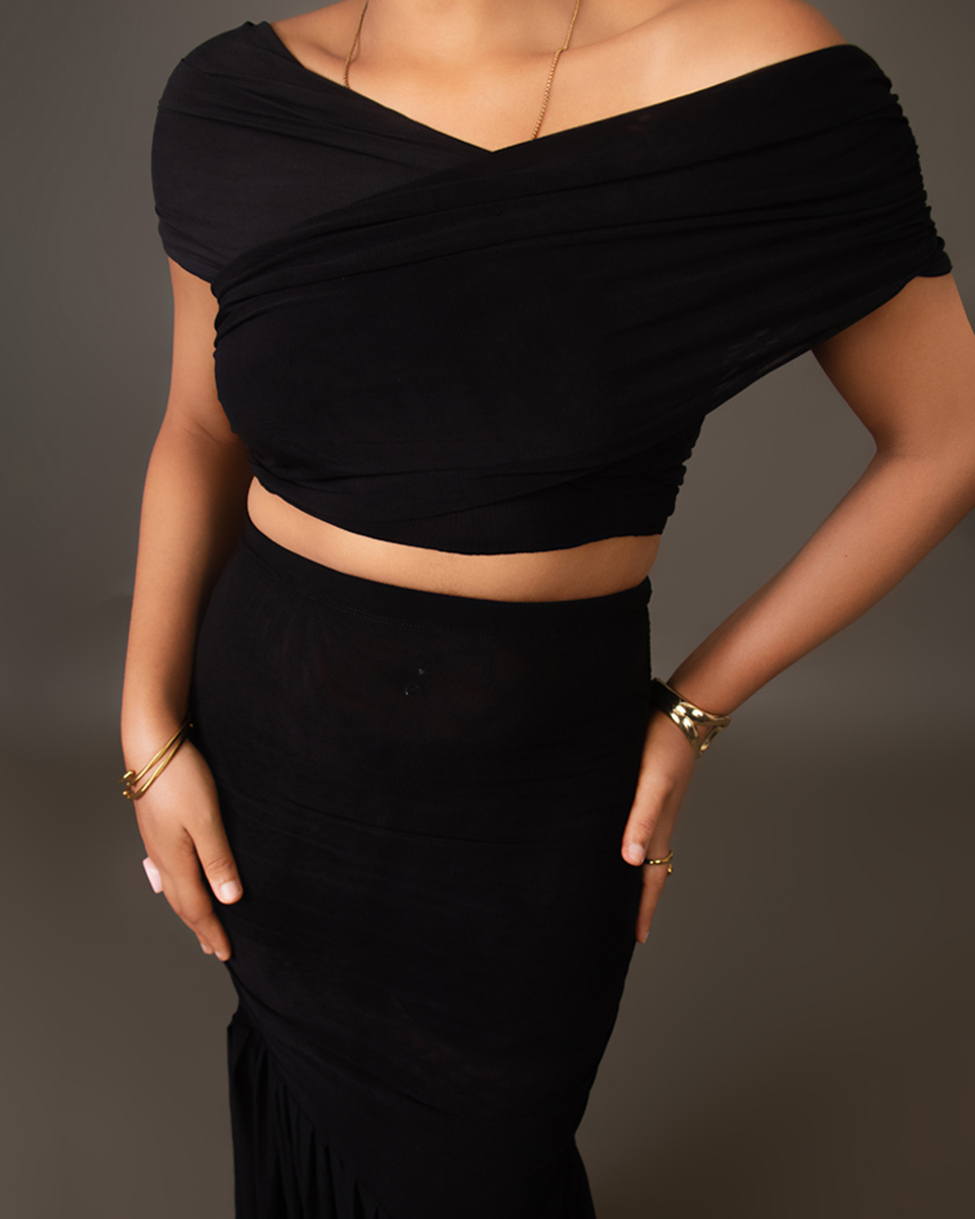 Midnight Elegance Two-Piece Set