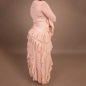 Elegant Ruffle Maxi Dress