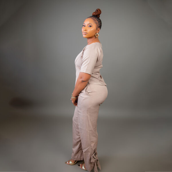 Taupe Luxe Co-Ord Set (Tailored Fit)