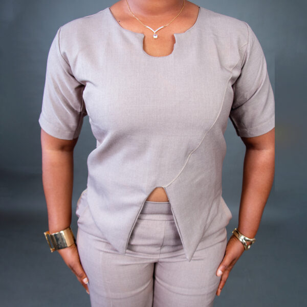 Taupe Luxe Co-Ord Set (Tailored Fit)