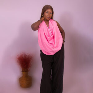 Blush Drape - Simi Set (Fluid Statement Silhouette)